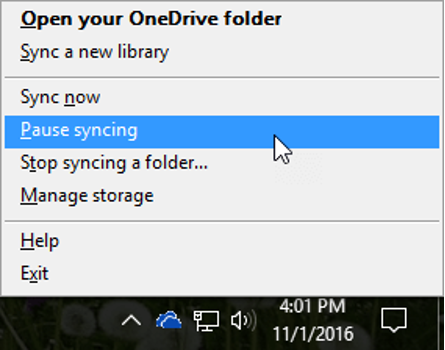 Stop Folder/File Syncing in OneDrive Sync Application